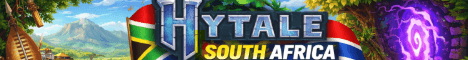 Hytale South Africa server banner