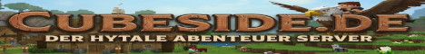 Cubeside.de - Dein Tor zur Welt von Hytale server banner