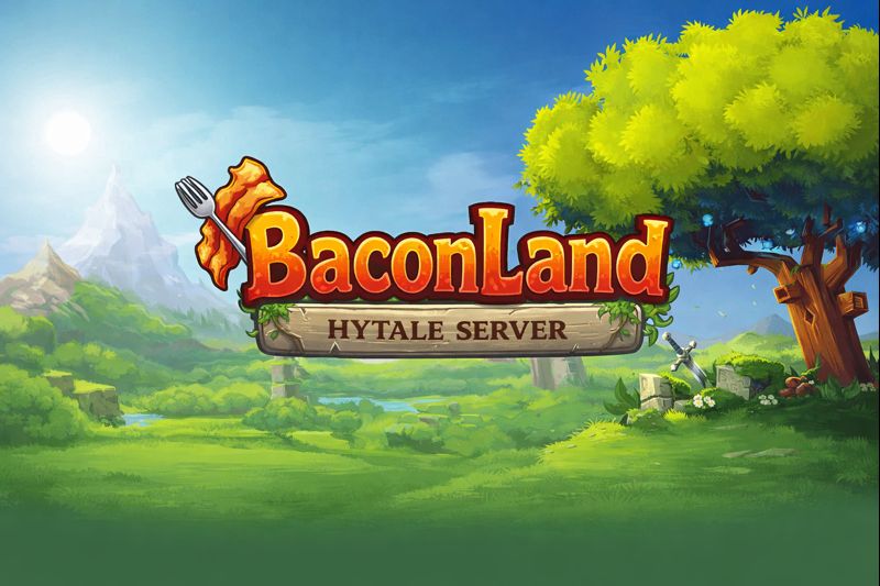  BaconLand (Vanilla+) EU ENG 🥓 server banner