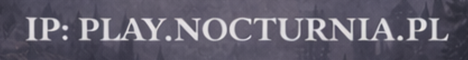 NOCTURNIA.PL - NAJLEPSZY POLSKI SERWER HYTALE SURVIVAL banner