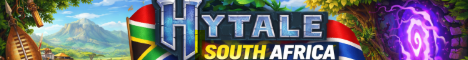 Hytale South Africa server banner
